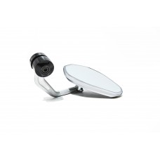 Street Handlebar end mirror UNI - Silver Street Handlebar end mirror UNI - Silver